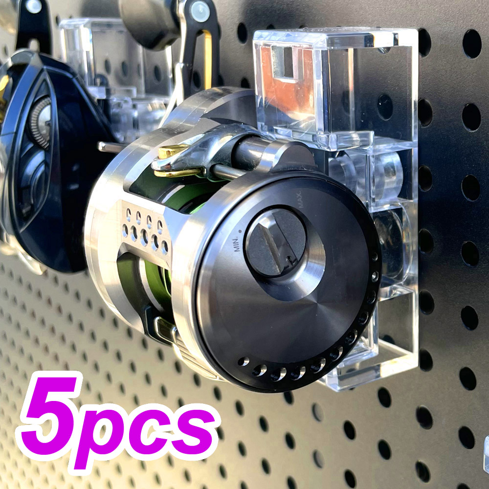 Spincast Reel - 5 szt. uchwytów ściennych na kołowrotki