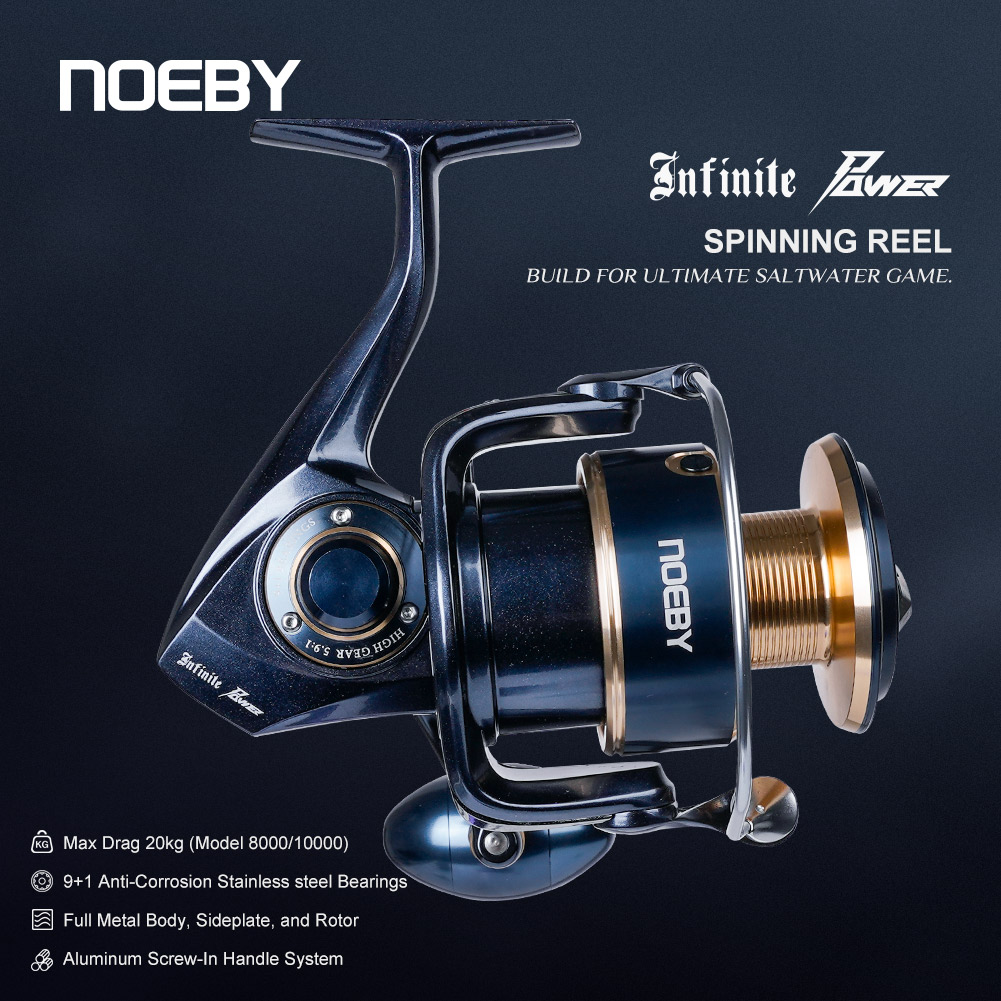 Noeby Infinite Power Kołowrote – Surf Reel recenzja i cena